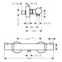Змішувач для душу HANSGROHE ECOSTAT 13116670