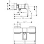 Смеситель для душа HANSGROHE METROPOL 74560000
