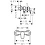 Змішувач для душу HANSGROHE LOGIS 71600000