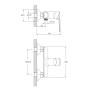 Смеситель для душа IMPRESE ODRA f0338701BO