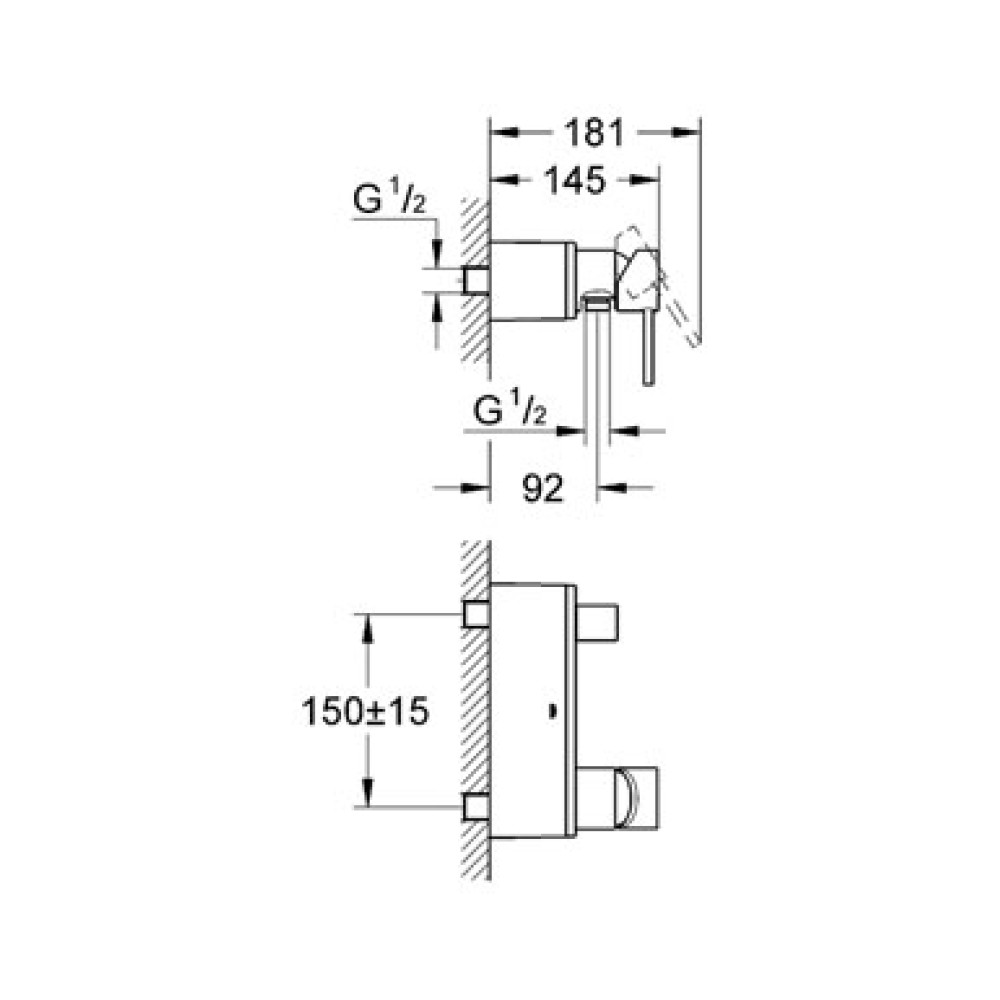 Смеситель для душа GROHE ALLURE 32846000