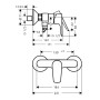 Змішувач для душу HANSGROHE TALIS E 71760000