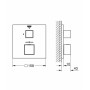 Смеситель для душа GROHE GROHTHERM CUBE 24153000