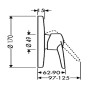 Смеситель для душа HANSGROHE Metropol E 14615000