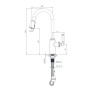 Смеситель для кухни IMPRESE HYDRANT ZMK031806150
