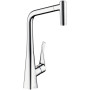 Смеситель для кухни HANSGROHE Metris Steel Optic 14820800