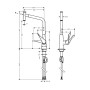 Смеситель для кухни HANSGROHE METRIS SELECT 14884000