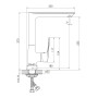 Смеситель для кухни IMPRESE VITE f03407401AA