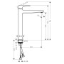 Смеситель для раковины HANSGROHE METROPOL 32512700