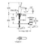 Змішувач для раковини GROHE EURODISC JOY 23425000