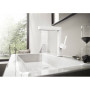 Смеситель hansgrohe Finoris для раковины со сливным гарнитуром, черный матовый 76063670