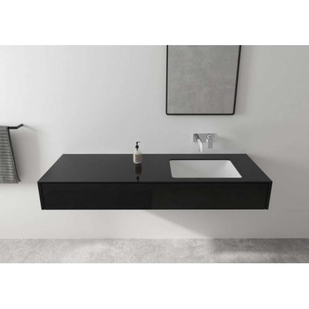 Смеситель hansgrohe Vernis Shape для раковины настенный, черный матовый 71578670
