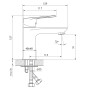 Смеситель для раковины IMPRESE VITE f03507401AA