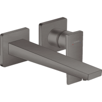 Смеситель hansgrohe Metropol для раковины настенный, черный матовый хром 32526340