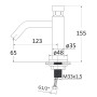 Смеситель для раковины RJ PUSH RBZ133-1