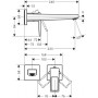 Змішувач для раковини HANSGROHE METROPOL 74526000