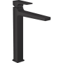 Смеситель hansgrohe Metropol для раковины со сливным клапаном Push-Open 32512670 черный матовый