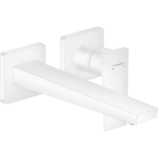 Смеситель hansgrohe Metropol для раковины настенный, белый матовый 32526700