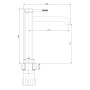 Смеситель для раковины IMPRESE BRENTA ZMK091908011