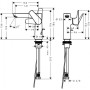 Змішувач для раковини HANSGROHE TALIS E 71754000