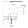Смеситель для раковины IMPRESE STRELA f03508301AA