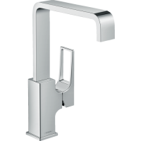 Смеситель hansgrohe Metropol для раковины со сливным клапаном Push-Open 74511000