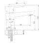 Смеситель для раковины IMPRESE BRECLAV 05245W