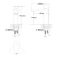 Смеситель для раковины RJ FLY RBZ084-1W