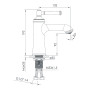 Смеситель для раковины IMPRESE HYDRANT ZMK031806010