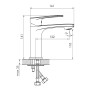 Смеситель для раковины IMPRESE KAMPA 05285
