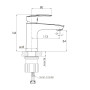 Смеситель для раковины IMPRESE FLORENC f03508401AA