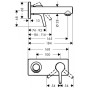 Смеситель hansgrohe Talis S для раковины настенный, хром 72110000