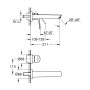 Смеситель для раковины GROHE EUROSMART 29338003