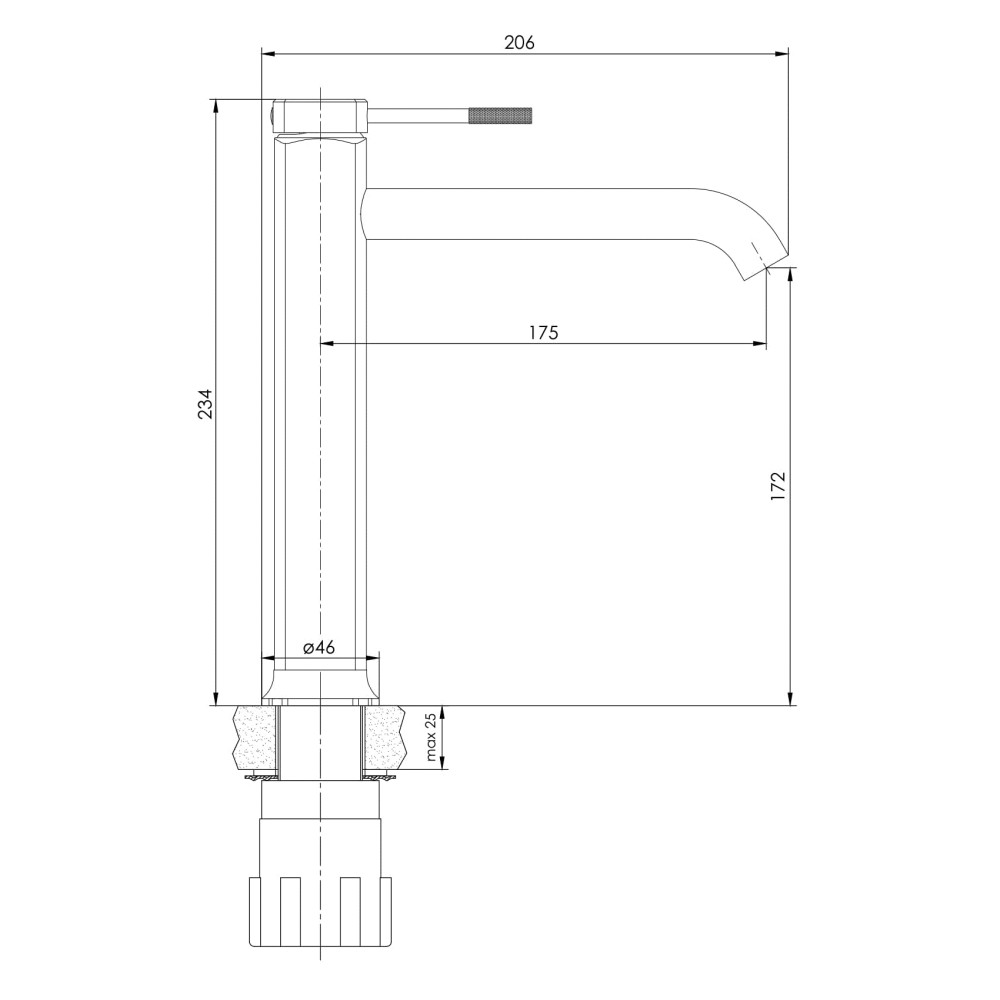 Смеситель для раковины IMPRESE BRENTA ZMK071901011