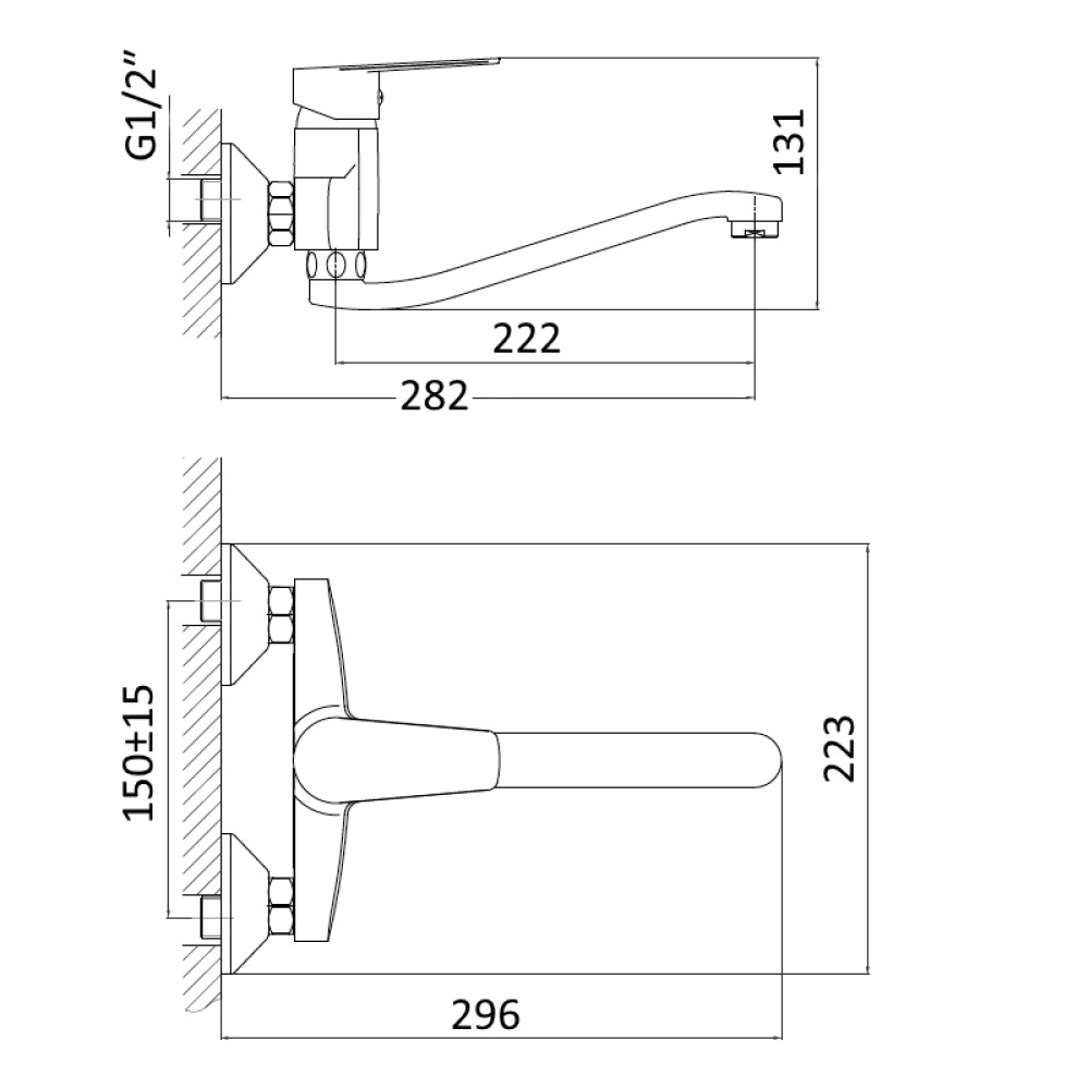 Смеситель для раковины RJ LOTUS RBZZ002-7