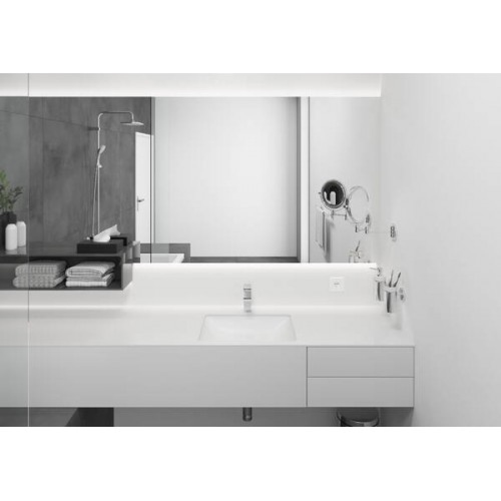 Смеситель hansgrohe Vernis Shape для раковины со сливным гарнитуром, хром 71562000