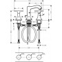 Змішувач для раковини HANSGROHE Metropol Classic 31306090