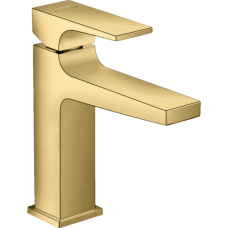 Смеситель hansgrohe Metropol для раковины со сливным клапаном Push-Open 32507990 золото