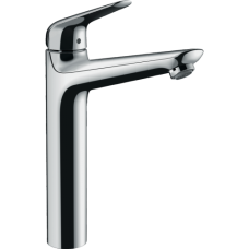 Смеситель hansgrohe Novus для раковины с высоким изливом со сливным набором, хром 71123000