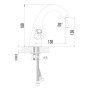 Смеситель для раковины IMPRESE RALSKO NEW 05240NEW