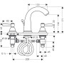 Смеситель для раковины HANSGROHE AXOR 17134090