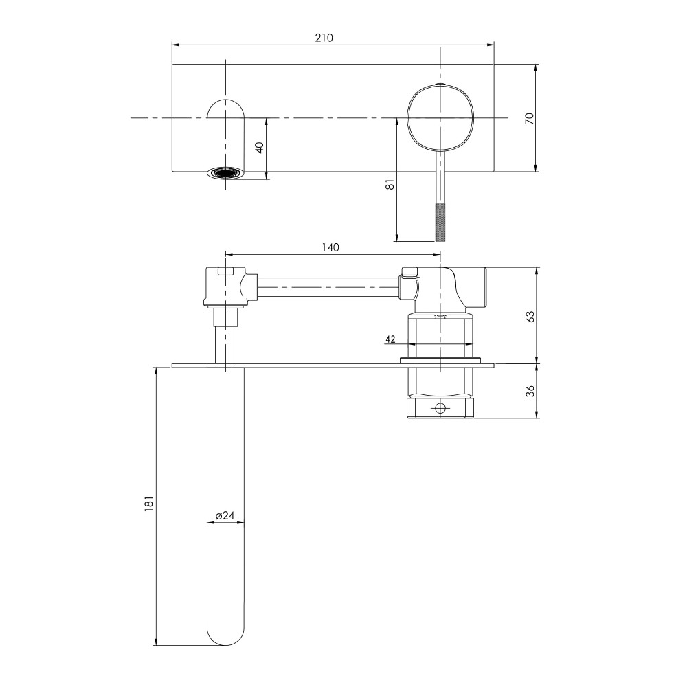 Смеситель для раковины IMPRESE BRENTA ZMK071901030