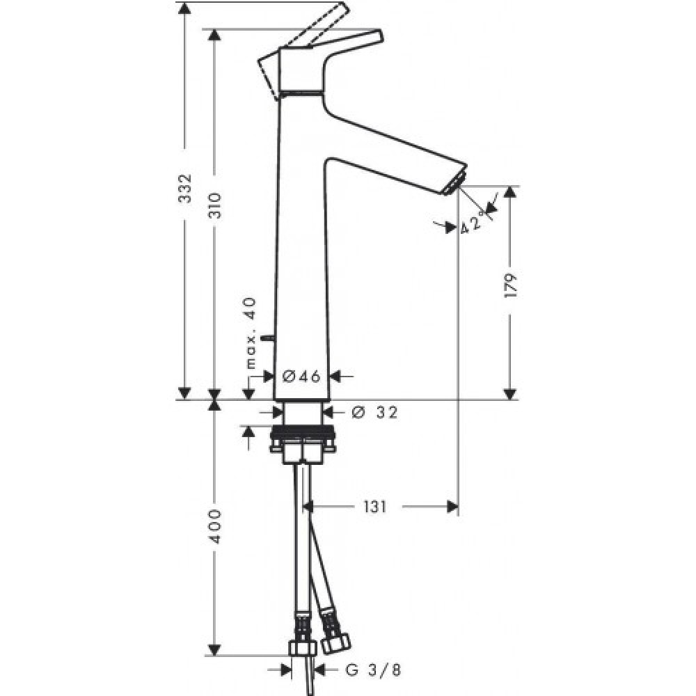 Змішувач для раковини HANSGROHE TALIS S 72031000