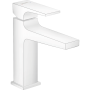 Смеситель hansgrohe Metropol для раковины со сливным клапаном Push-Open 32507700 белый матовый