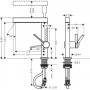 Змішувач для раковини HANSGROHE FINORIS 76063000