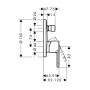 Смеситель для ванны HANSGROHE Metropol S 14465880