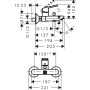 Змішувач для ванни HANSGROHE Logis Loop 71244000