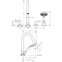 Смеситель для ванны HANSGROHE AXOR CITTERIO M 34454000