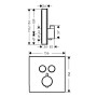 Смеситель для ванны HANSGROHE SHOWER SELECT 15738600