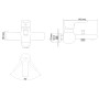 Смеситель для ванны RJ DUCT RBZ079-3